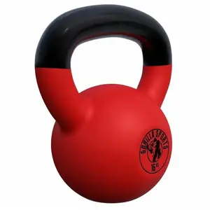 GORILLA SPORTS Kettlebell de 16 KG en fonte avec revÃªtement nÃ©oprÃ¨ne - haltÃ¨re russe pas cher