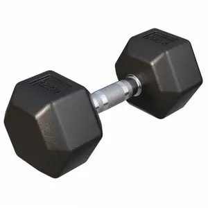 Gorilla Sports Dumbbell - 1 x 12,5 kg - Gietijzer - Hexagon - Halter