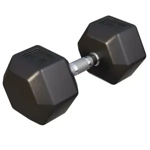Gorilla Sports Dumbbell - 1 x 22,5 kg - Gietijzer - Hexagon - Halter pas cher