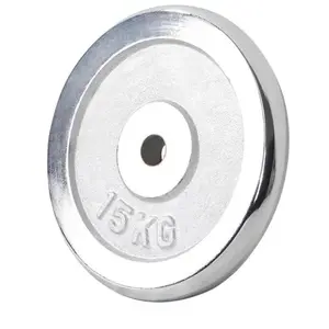 Comparateur de prix : Gorilla Sports Gewichtsschijf - Halterschijf - 15 kg - Chroom - 30 mm