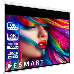 Écran de projection ESMART Professionnel MIROLO Toile 234 x 176 cm (115"") 4:3 - Rollo LCD LED pas cher