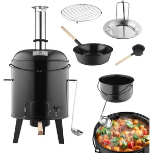 Strattore 5en1 Goulash Cannon Four à Goulash 19 litres en Noir pas cher
