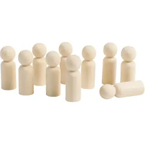 Eduplay Wood People medium set of 10.Vendu parbol