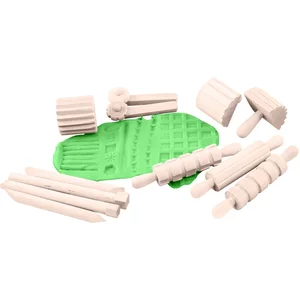Eduplay Wooden Dough Tools Natural.Vendu parbol