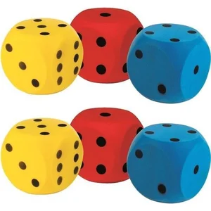 Eduplay Grote foam dobbelsteen (16 x 16 cm) pas cher