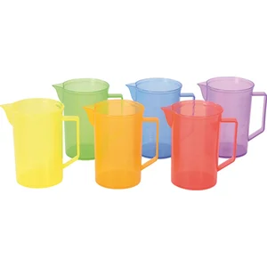 Eduplay Measuring cup, clear, set of 6.
