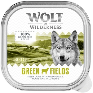 6x300g Adult Green Fields agneau Wolf of Wilderness - Pâtée pour chien pas cher