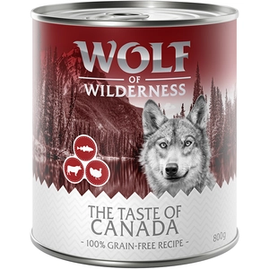 6x800g The Taste Of The Taste Of Canada Wolf of Wilderness - Pâtée pour chienVendu parzooplus-be