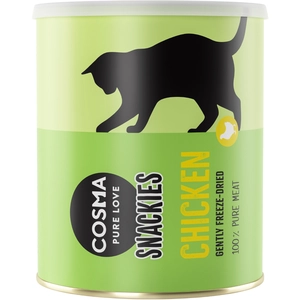 160g poulet Maxi Tube Cosma Snackies & XXL Friandises lyophilisées pour chat pas cher
