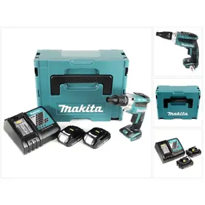 Makita, Perceuse + Visseuses sans fil, DFS 251 RAJ Battery Drywall Scr... pas cher
