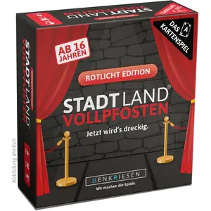 Comparateur de prix : DENKRIESEN - STADT LAND VOLLPFOSTEN® - Das Kartenspiel - ROTLICHT EDITION "Jetzt wird's dreckig.": Jetzt wird's dreckig.
