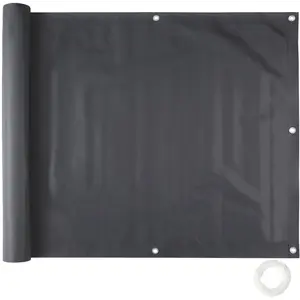 Comparateur de prix : TECTAKE Brise Vue Balcon Jardin en PVC 09 x 6 m Avec des oeillets renf...
