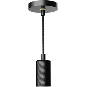 Segula, Suspension, Suspension ALIX Wave 1m noir E27 (E27) pas cher