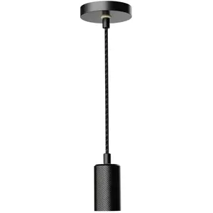 Segula, Suspension, Suspension ALIX Wave 5m noir E27 (E27) pas cher