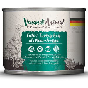 Venandi Animal - Cat Monoprotein 6x200g | Pute pas cher