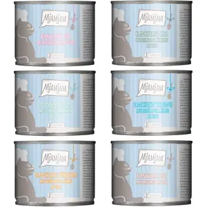6x185g Mixpack MjAMjAM (6 sortes) nourriture pour chat humide pas cher
