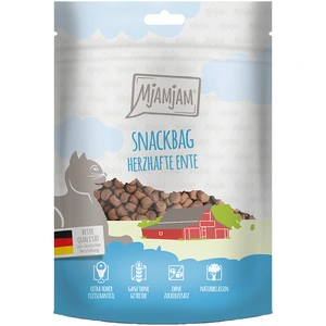 Comparateur de prix : 125g MjAMjAM Snackbag canard savoureux Friandises pour chats MjAMjAM