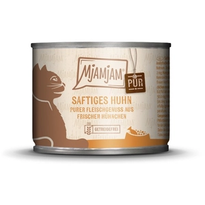 Comparateur de prix : 6x200g de poulet juteux pur MjAMjAM nourriture pour chat humide