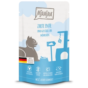 MjAMjAM 12 x 125 g pour chat - canard, volaille pas cher