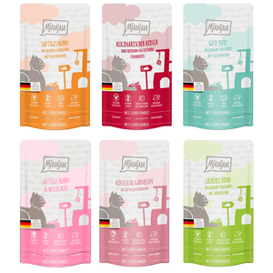Mix (6 sortes) Mixpack MjAMjAM 12 x 125 g nourriture humide chat pas cher