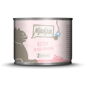 6x200g MjAMjAM Kitten poulet juteux avec huile de saumon nourriture po... pas cher