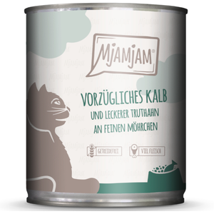 MjAMjAM 6 x 800 g  - veau et dinde aux carottes pas cher