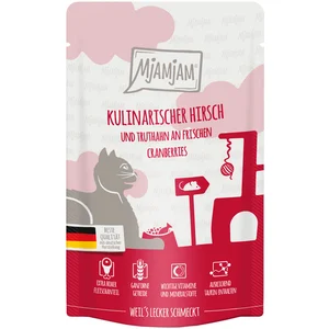 Comparateur de prix : MjAMjAM 12 x 125 g pour chat - cerf, dinde, cranberries