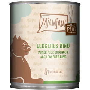 6x800g MjAMjAM pur plaisir de la viande délicieux boeuf pur nourriture pour chat humide pas cher