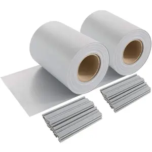 Pare-vue pour balcon, store, toile pour balcon, 70 m, gris - Arebos pas cher