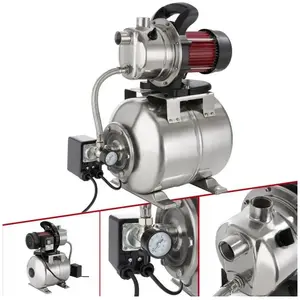 Pompe Domestique AREBOS - Acier Inoxydable - 3800 L-h - 1200W - 19L - ...Vendu parcdiscount