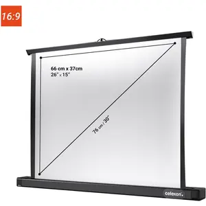 Celexon Professional table top Mini (29.92", 16:9), Écran de projectio... pas cher