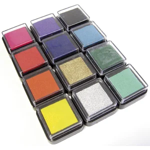 Eduplay - 12 stempelkussens (3,5 x 3,5cm)Vendu parbol