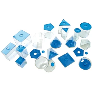 Eduplay Geometric figures transparent (blue) small-sized. pas cher
