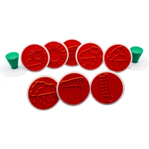 EDUP Weather stamps set of 10.Vendu parbol