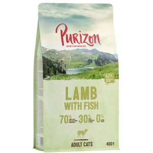 400g Adult agneau, poisson sans céréales Purizon Croquettes pour chat : -15 % ! pas cher
