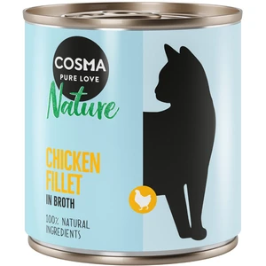 6x280g Cosma Nature filet de poulet - Pâtée pour chat pas cher