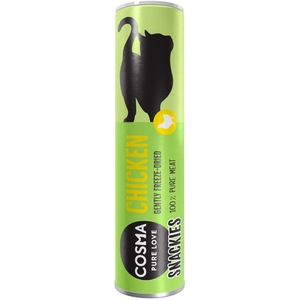 26g Cosma Snackies, poulet - Friandises lyophilisées pour chat pas cher
