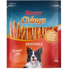 250g Rocco Chings Originals Blancs de poulet en lamelles - Friandises pour chienVendu parzooplus-be