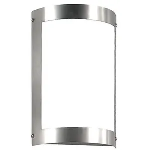 Cmd 39901 applique E27 75 w acier inoxydable brossé 43188