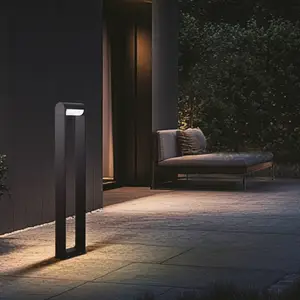 CMD, Éclairage d'extérieur, LED Standaussenleuchte 12W Warmweiss IP65 Anthrazit CMD-9051 (696 lm, IP65)