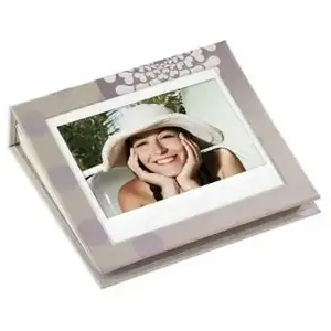 Fujifilm Album photo instantanée FUJI pochettes sans mémo pour Instax Wide - 40 pages blanches - 40 photos - Couverture + fenêtre N/C Blanc pas cher