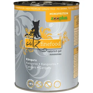 catz finefood Monoprotein zooplus 6 x 400 g pour chat - kangourou pas cher