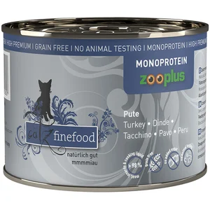 12x200g catz finefood Monoprotein dinde - Pâtée pour chat pas cher