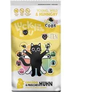 Lucky Lou Kitten volaille, poulet pour chat 340 g pas cher