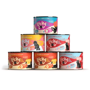 6x200g Lucky Lou Lifestage Adult Tasty-Mix nourriture pour chat humide pas cher