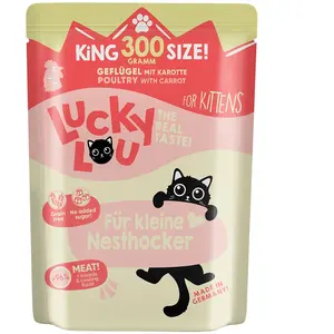 Lucky Lou Lifestage chatons 6 x 300 g - Volaille pas cher