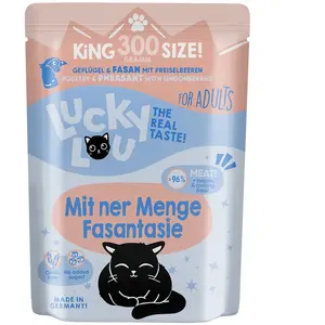 Lucky Lou adulte 6 x 300 g - Volaille & faisan pas cher