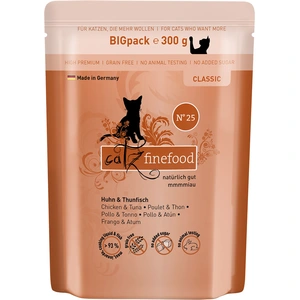 catz finefood 6 x 300 g pour chat - poulet, thon pas cher
