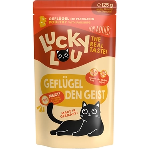 16x 125g Lucky Lou Adult nourriture pour chat humide pas cher