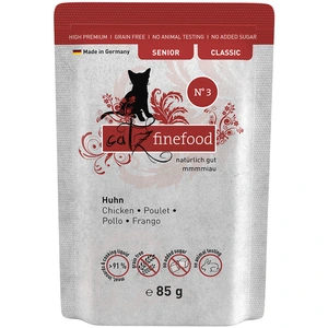 catz finefood Senior 16 x 85 g pour chat - N°3 poulet pas cher